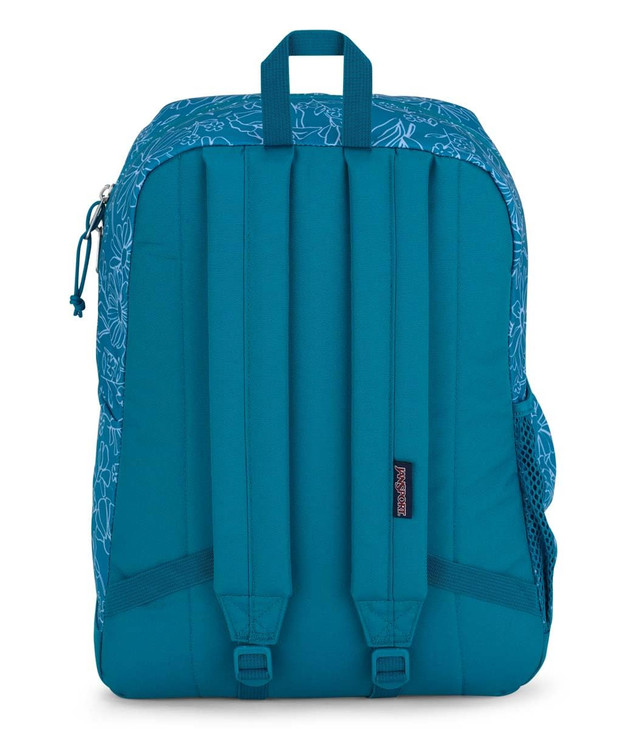 JanSport Cross Town Plus Backpack Large Main Compartment Side Water Bottle Pocket 15Inch Padded Laptop Sleeve Delightful