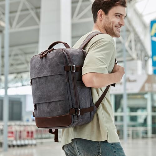 Travel Backpack for Men Carry On Backpack Flight Approved Personal Item Backpack 184 inch Laptop Backpack Casual Daypack