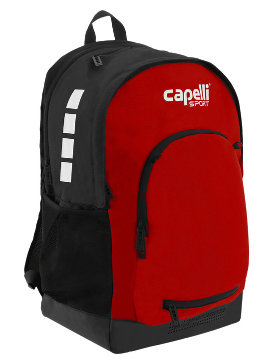 Capelli Sport 19 Inch Laptop Backpack Gym Travel Bag with Computer Sleeve BlackRed
