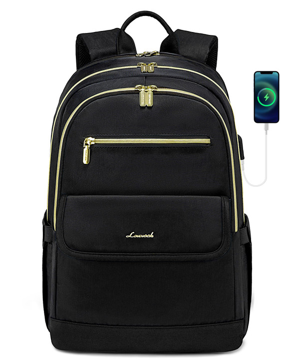 LOVEVOOK Laptop Backpack for Women156 Inch Fashion Travel BackpackLarge Capacity Backpack Purse with USBWaterresistant f