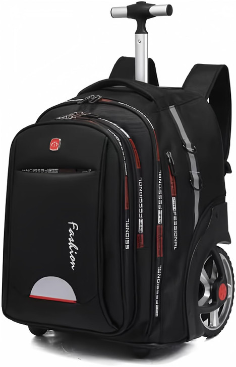 Glodiar Rolling BackpackLarge Rolling Laptop Bag Briefcase Backpacks with Wheels for Women Adults Travel Trolley OfficeW