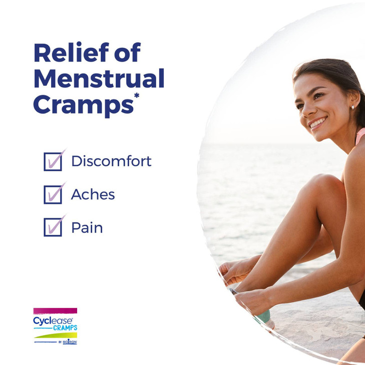 Boiron Cyclease Cramps Tablets for Relief from Menstrual Cramps, Aches, Pain, and Discomfort - 60 Count online at globaldelivered