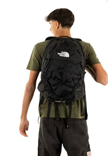 The North Face Borealis Commuter Laptop Backpack Water Repellent 16 Laptop Sleeve Large Main Compartment TNF BlackTNF Bl