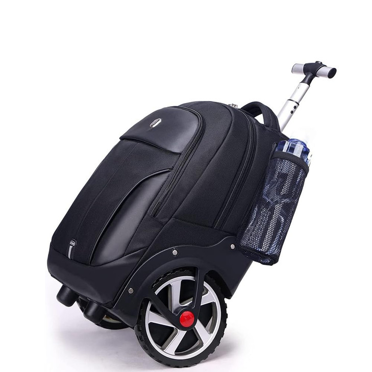 WMHYLYH Rolling Backpack with Wheels Waterproof Backpack with Large Wheels for Business and Travel Commuter Carry on Bac