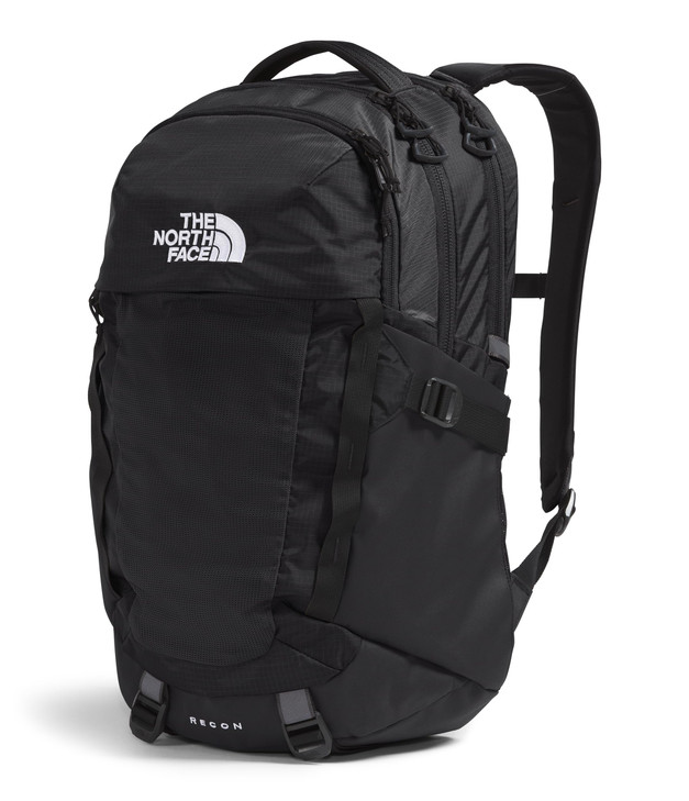The North Face Recon Everyday Laptop Backpack Daypack Water Repellent 16 Laptop Sleeve 2 Water Bottle Pockets TNF BlackT