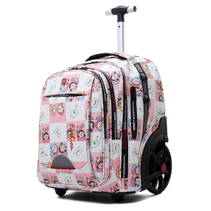 WMHYLYH Waterproof Rolling Backpack for Women and Men Laptop Backpack with Wheels for Adults Carry on Backpack with Larg