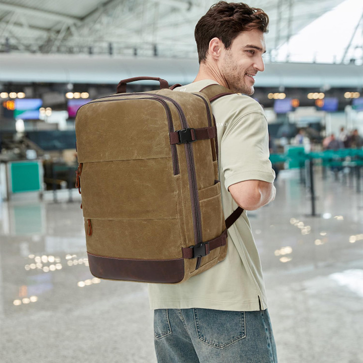 Travel Backpack for Men Carry On Backpack Flight Approved Personal Item Backpack 184 inch Laptop Backpack Casual Daypack