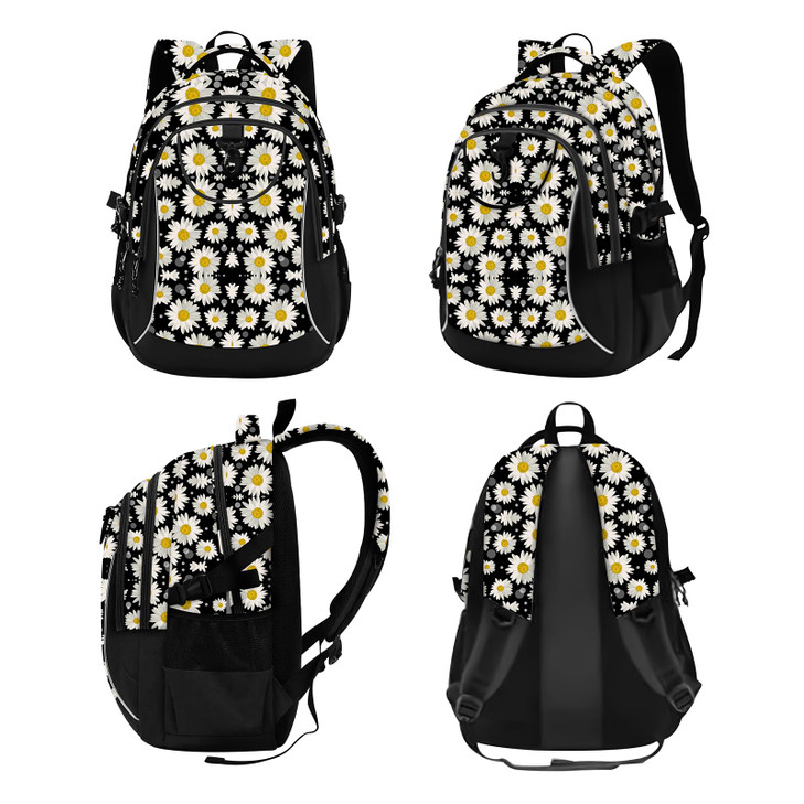rickyh style School Backpack Travel Bag for Men Women Lightweight College Back Pack with Laptop Compartmen
