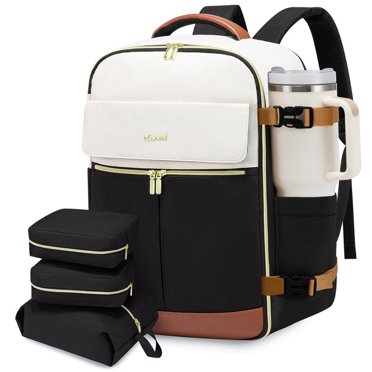 LOVEVOOK Travel Backpack for Women TSA Carry On Backpack Flight Approved Luggage 40L Water Resistant Personal Item Daypa
