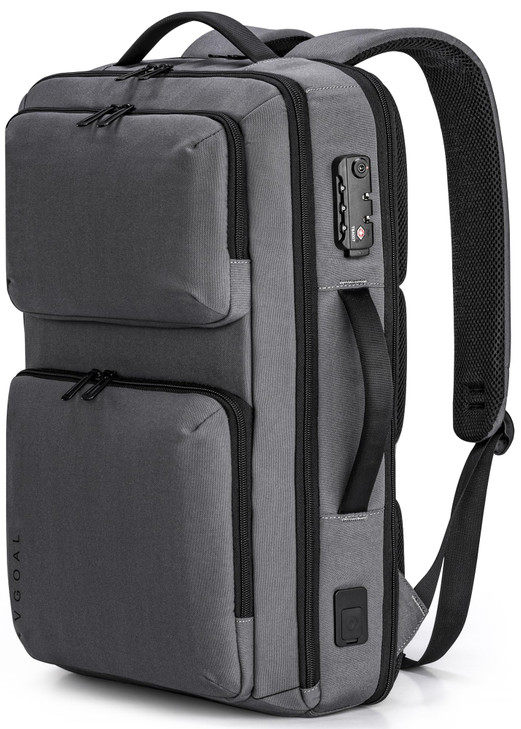 VGOAL Travel Laptop Backpack Laptop Bookbag College Backpack Durable Water Proof with USB Charging Port for Men Women FG