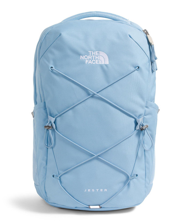 The North Face Womens Jester Everyday Laptop Backpack Commuter Travel Bag Laptop Sleeve WaterRepellent Steel Blue One Si