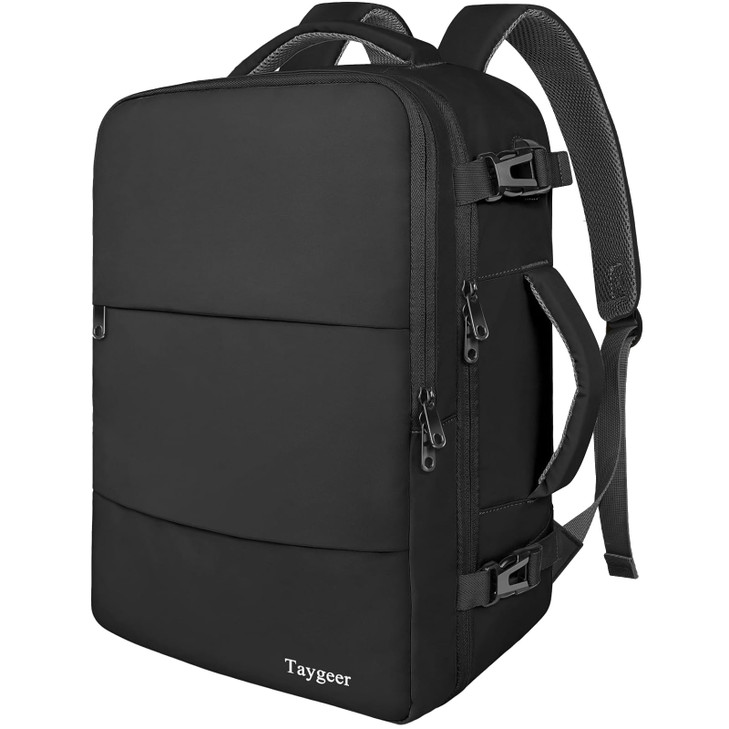 Taygeer Travel Backpack for Men Women Carry On Backpack with USB Charging Port Shoe Pouch TSA 173inch Laptop Mochila Fli