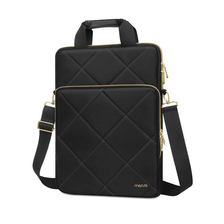 MOSISO Vertical Laptop Shoulder Bag13133 inch Computer Bag Compatible with MacBook HP Dell Lenovo Asus NotebookRhombus Q