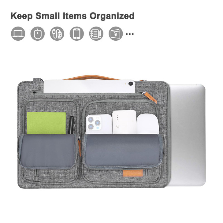 MOSISO 360 Protective Laptop Shoulder Bag 15156 inch Computer Bags Compatible with MacBook Pro 16 HP Dell Lenovo Noteboo
