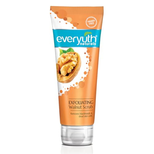 Everyuth Walnut Exfoliating Scrub Nano Multi-vita & Walnut Shell Particles (100g) by Everyuth online at globaldelivered