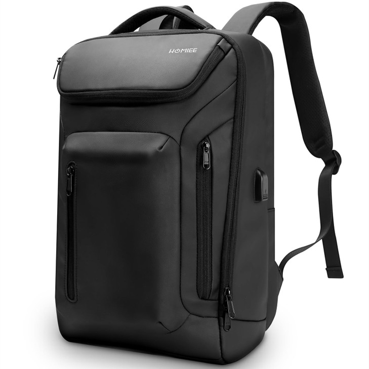 HOMIEE Business Smart Backpack Waterproof 156 Inch Laptop Backpack with USB Charging Port Flight Approved Durable Commut
