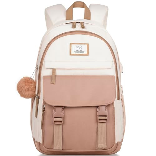 MOMUVO School Backpacks for Teen Girls Women156 Inch Laptop School Book Bag Cute College Backpack Bookbag for Students