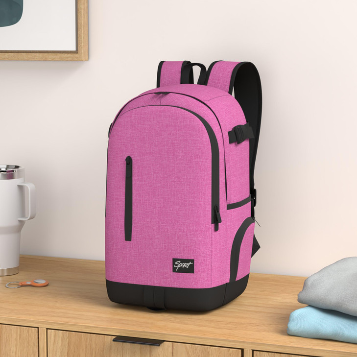 rickyh style School Backpack Travel Bag for Men Women Lightweight College Back Pack with Laptop Compartmen