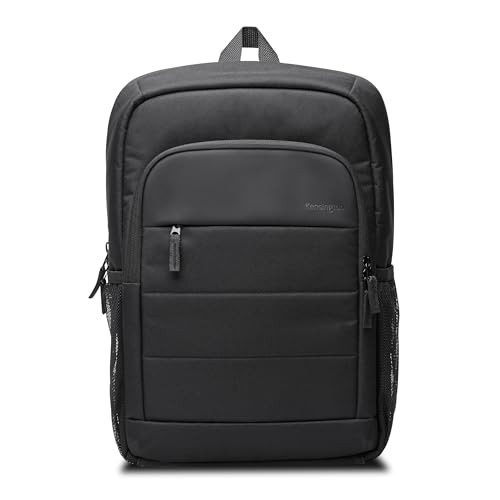 Kensington EQ Backpack 16 for 156 inch16 inch Laptop Padded Shoulder Straps Side PocketK60392WW Black