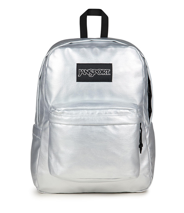 JanSport Superbreak Plus FX Backpack Work Travel or Laptop Bag with Water Bottle Pocket Surreal Shine