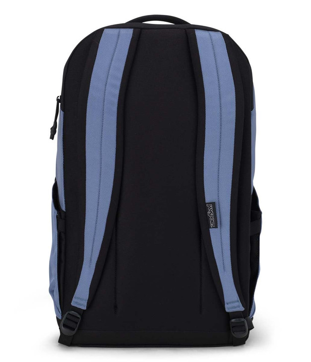 JanSport Station Pack Large Backpack with Padded Laptop Sleeve Dual Water Bottle Pockets and Loft Pocket Elemental Blue