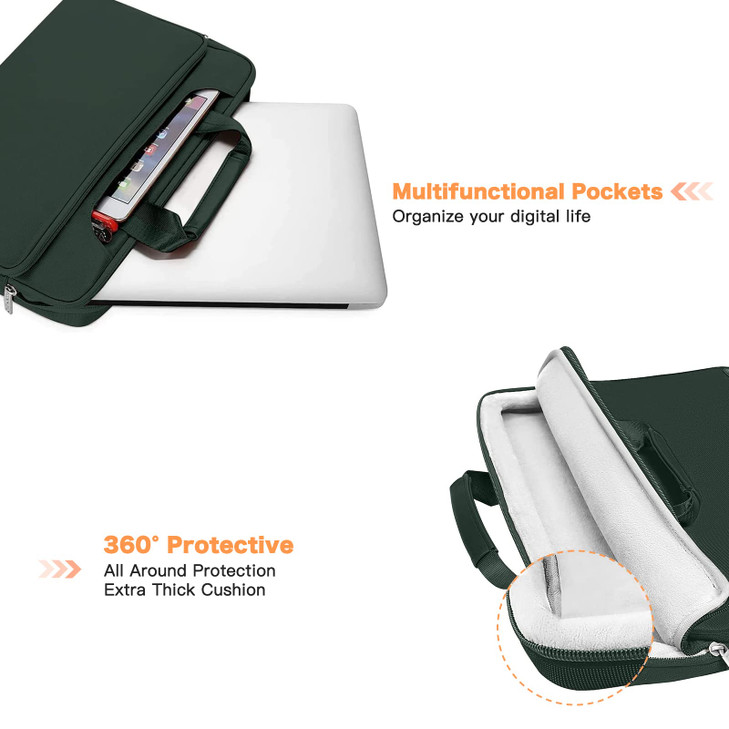 MOSISO 360 Protective Laptop Bag 173 inch Computer Bag Compatible with 17173 inch Dell XPSHP PavilionIdeapadAcerAlienwar
