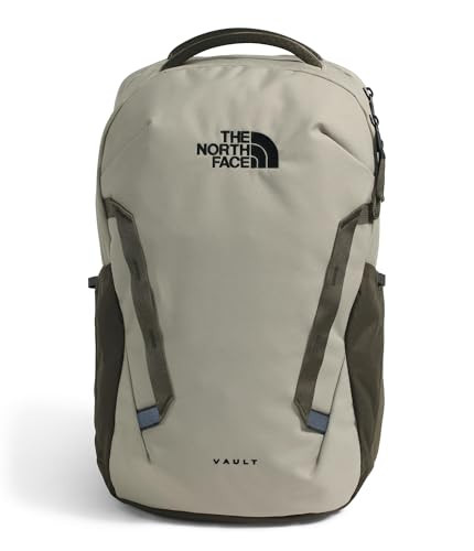 The North Face Vault Everyday Laptop Backpack PFAS Free Clay GreyNew Taupe Green One Size