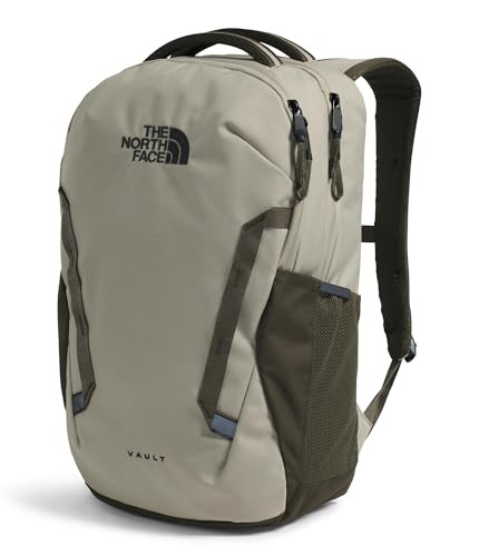 The North Face Vault Everyday Laptop Backpack PFAS Free Clay GreyNew Taupe Green One Size