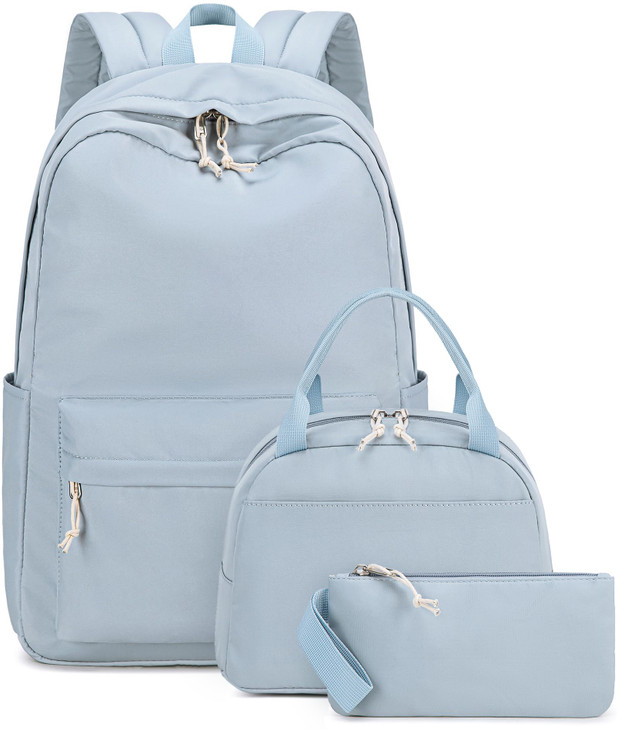 Bluboon Teens Backpack Set Girls School Backpack Lunch Box Pencil Bags Student Bookbags 3 in 1