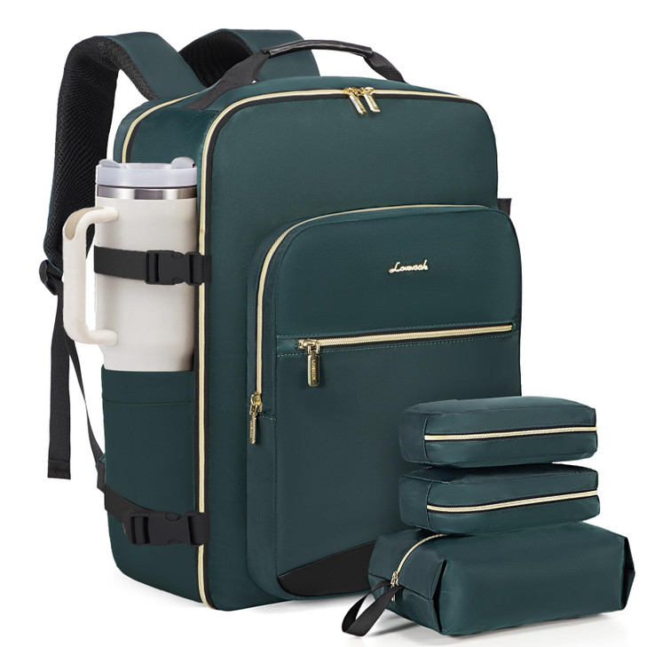 LOVEVOOK 40L Large Travel Backpack for Women Men 17 Inch Carry on Backpack for Traveling on Airplane Personal Item Trave
