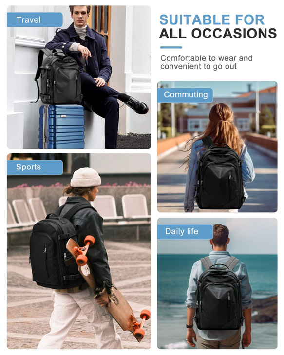 Travel Backpack for Women Men Carry on Backpack Flight Approved Item BagCasual Daypacks Cabin BagageHiking Backpack Ligh