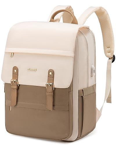 LOVEVOOK Laptop Backpack Purse for Women Fashion Vintage Computer Backpack 17 Inch Large Teacher Nurse Backpack Casual D