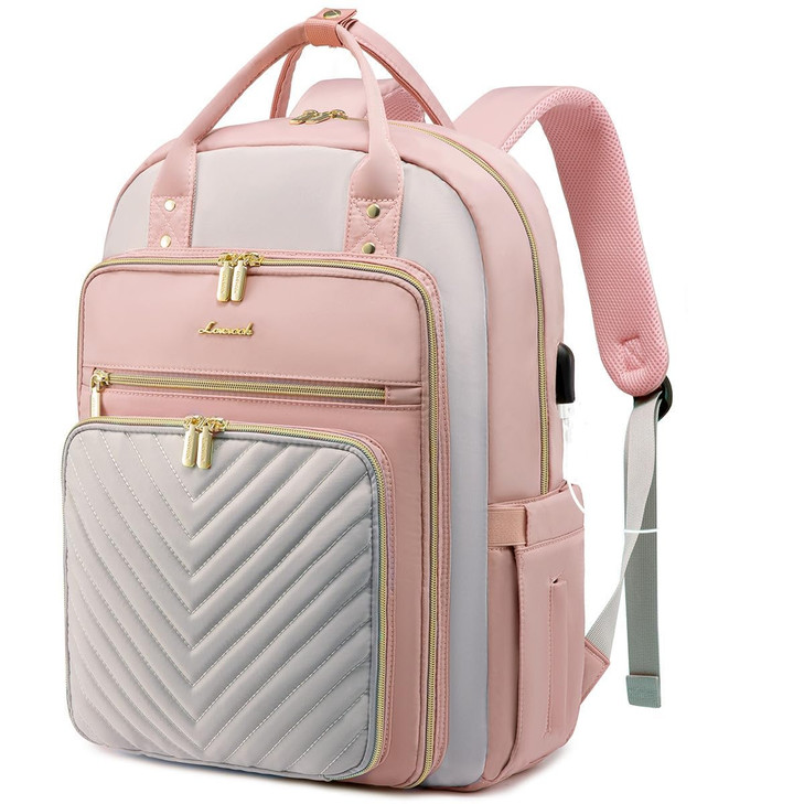 LOVEVOOK Laptop Backpack for Women Water Resistant Travel Work Backpacks Purse Stylish Business Teacher Nurse Computer B