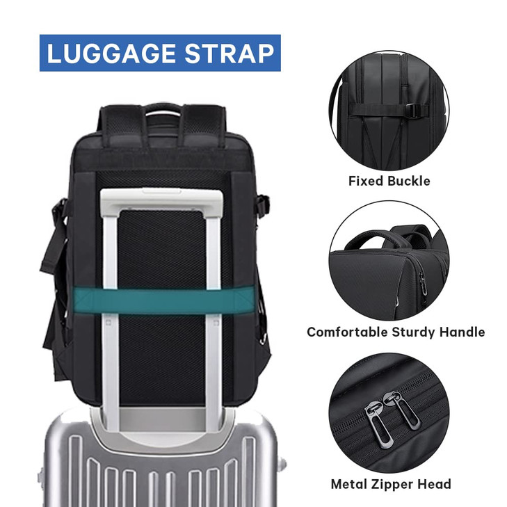 BANGE 45L Travel Backpack Carry On Backpack Convertible Duffle Bag Fit for 173 Inch Laptop for Men and Women