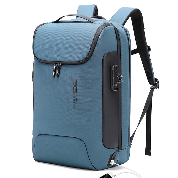 BANGE AntiTheft Travel BackpackWaterproof Fashion Work BackpacksHigh Tech Backpack with USB30 Charging PortBusiness Lapt