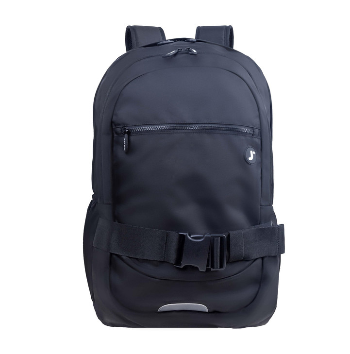 J World New York Allan Backpack for Teens and Adults Student Laptop Bookbag Black One Size
