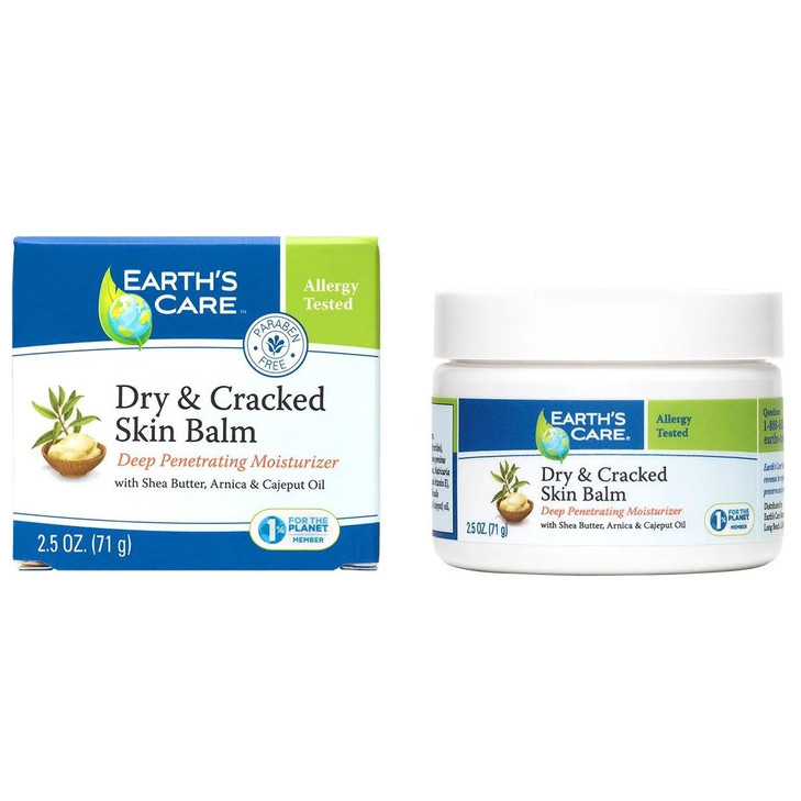 Earth's Care Dry and Cracked Skin Balm, Allergy-Tested, No Parabens, Colors or Fragrances, 2.5 OZ. online at globaldelivered