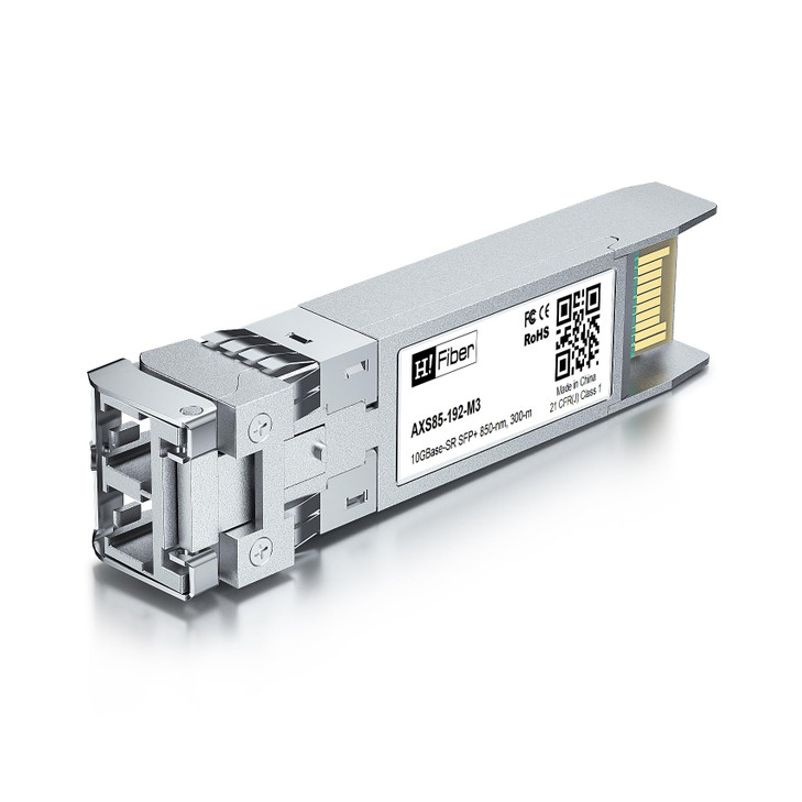 HFibercom 10Gb Multimode SFP LC Module 10GBaseSR Fiber SFP Transceiver for Cisco SFP10GSR Ubiquiti UniFi UFMM10G Mikroti