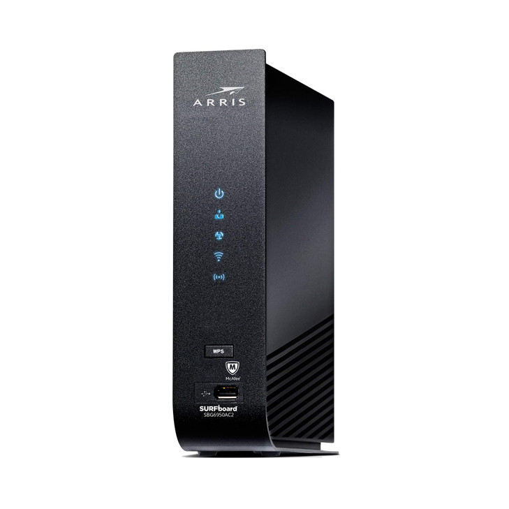 ARRIS SBG6950AC2RB Cable Modem Fast DOCSIS 30 AC1900 WiFi Router Approved for Comcast Xfinity Cox Charter Spectrum more