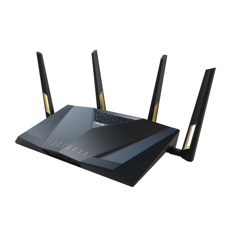 ASUS RTAX88U PRO AX6000 Dual Band WiFi 6 Router WPA3 Parental Control Adaptive QoS Port Forwarding WAN Aggregation Lifet