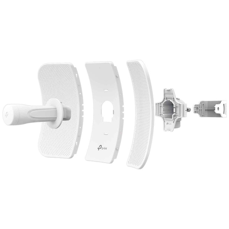 TPLink CPE710 5GHz AC867 LongRange Gigabit Outdoor CPE for PtP and PtMP Transmission 23dBi Passive Powered Free Injector