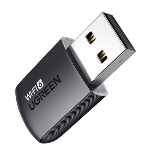 UGREEN WiFi Adapter for Desktop PC AX900 USB WiFi 6 Adapter with 5GHz24GHz Dual Band Builtin Driver for Windows 1011