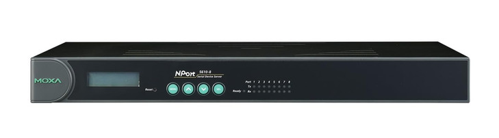 MOXA NPort 56108 8 Ports RS232 Rack Mount Serial Device Server