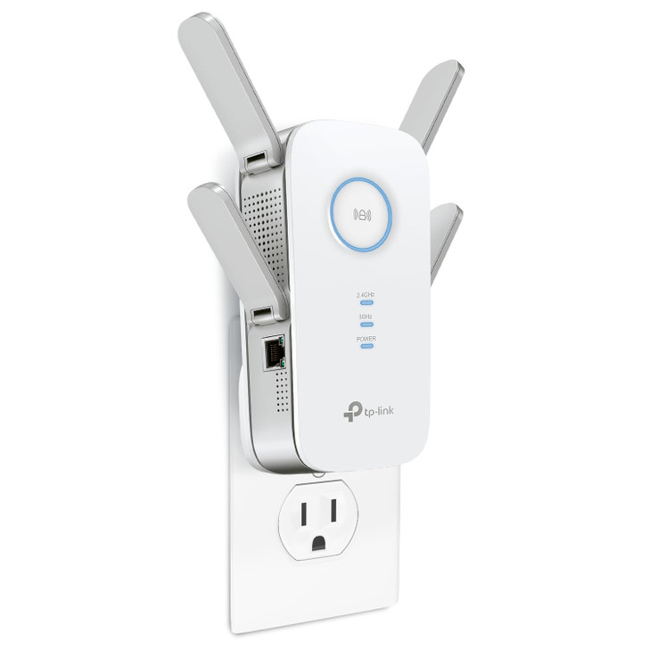 TPLink AC2600 WiFi ExtenderRE650 Up to 2600Mbps Dual Band WiFi Range Extender Gigabit Port Internet Booster Repeater Acc