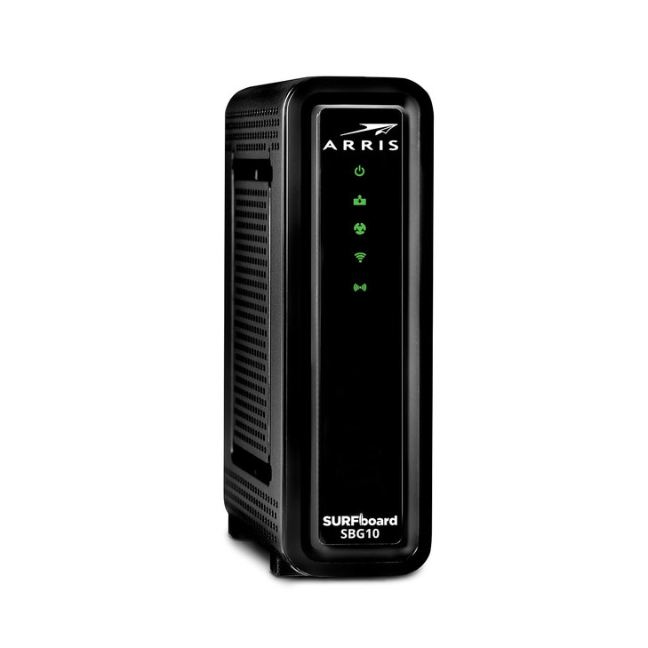 ARRIS SBG10 Cable Modem Router Combo DOCSIS 30 16 x 4 Gigabit AC1600 WiFi Check with your provider for compatibility400