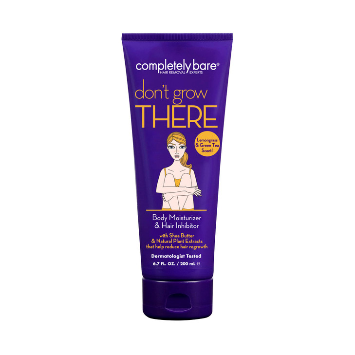 Completely Bare don't grow THERE Body Moisturizer & Hair Inhibitor - Shea Butter & Hair Minimizers 6.7 FL OZ online at globaldelivered