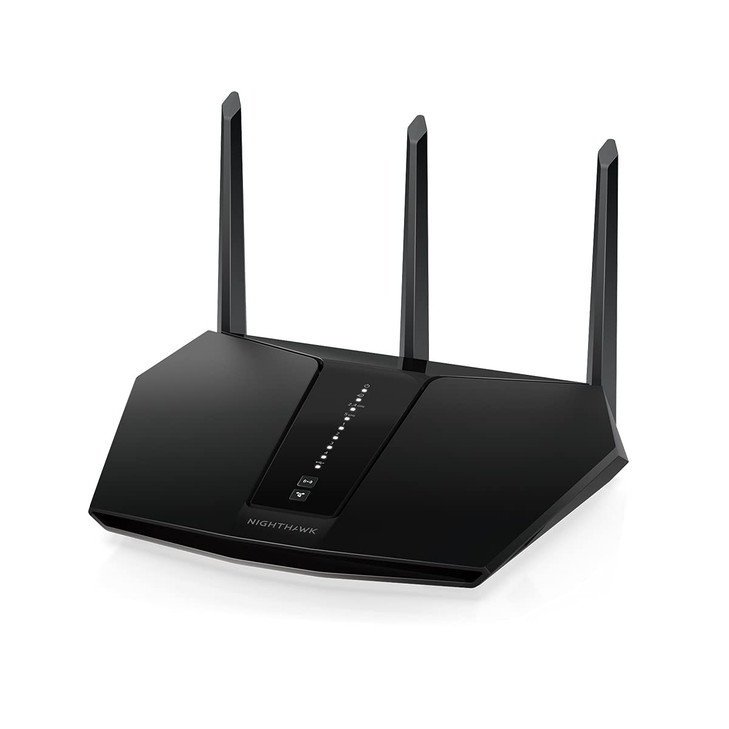 NETGEAR Nighthawk WiFi 6 Router RAX30 5Stream DualBand Gigabit Router AX2400 Wireless Speed Up to 24 Gbps Coverage Up to