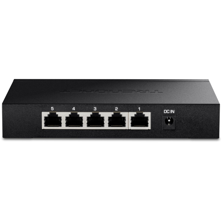 TRENDnet 5Port Unmanaged 25G Gaming Switch TEGS350 5 x 25GBASET Ports 25Gbps Switching Capacity Ethernet Splitter NDAA T