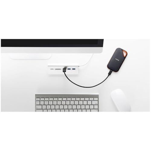 SanDisk 1TB Extreme PRO Portable SSD Up to 2000MBs USBC USB 32 Gen 2x2 IP65 Water and Dust Resistance Updated Firmware E