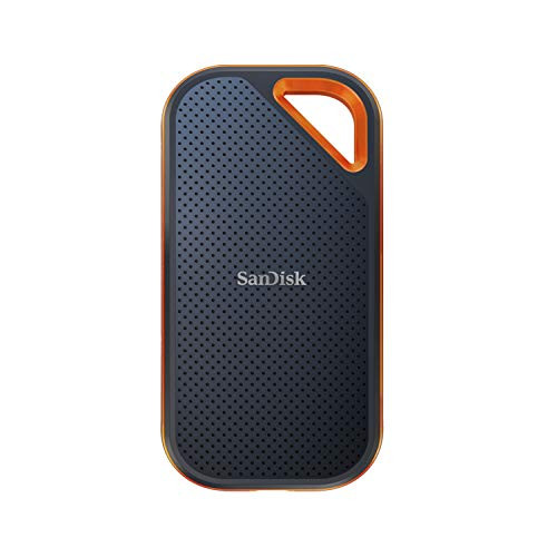 SanDisk 4TB Extreme PRO Portable SSD Up to 2000MBs USBC USB 32 Gen 2x2 IP65 Water and Dust Resistance Updated Firmware E